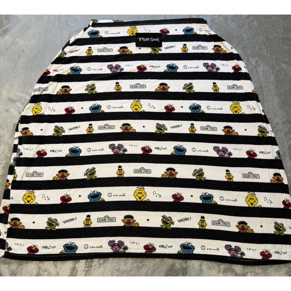 Milk Snob Cover Sesame Street Silly Stripes Carseat/Nursing Cover up - Picture 1 of 7